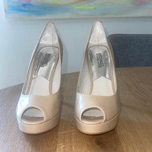 Michael Kors Patent Leather Heels Gently Used